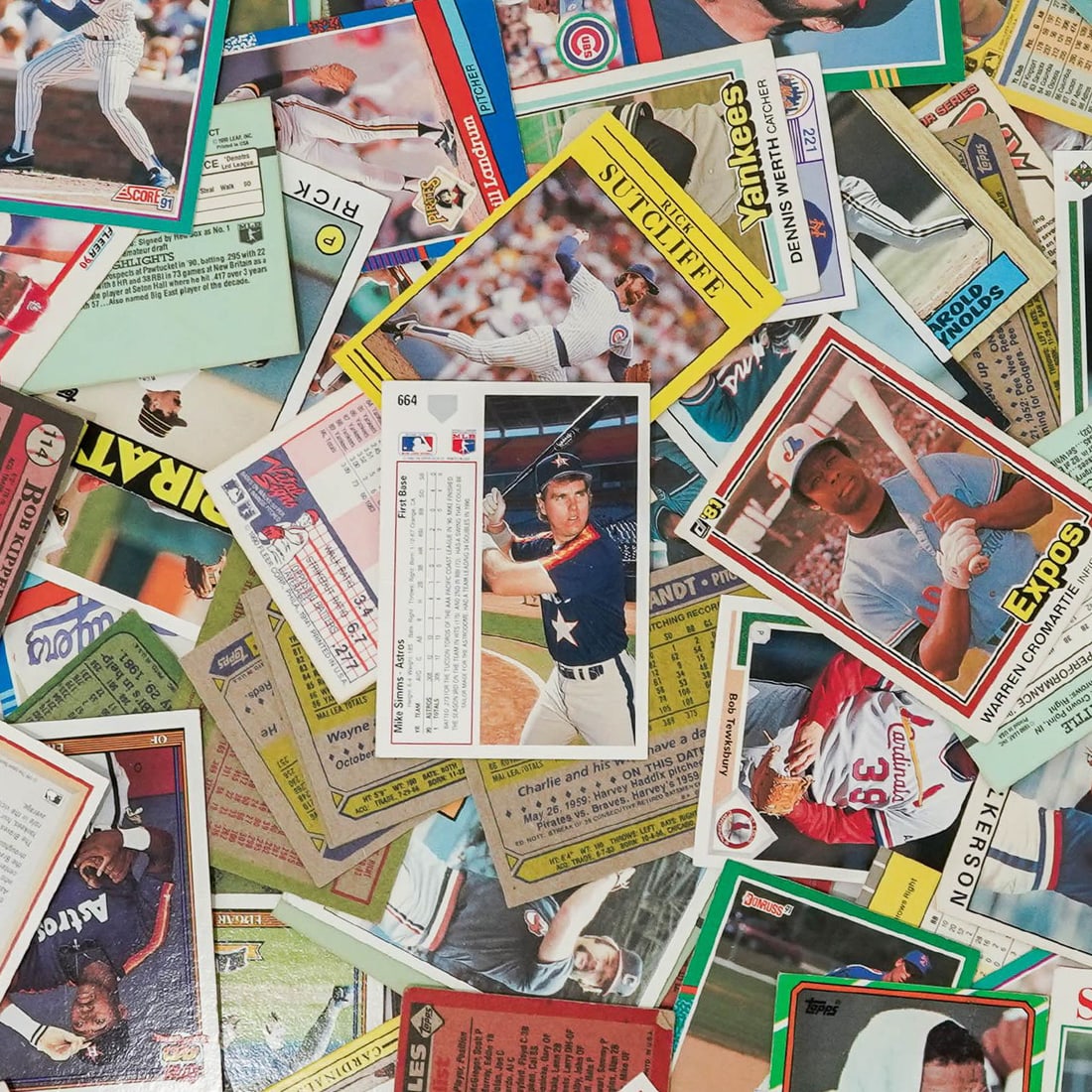 (2 Pc) Boxes Of Vintage Baseball Cards (1 of 15)