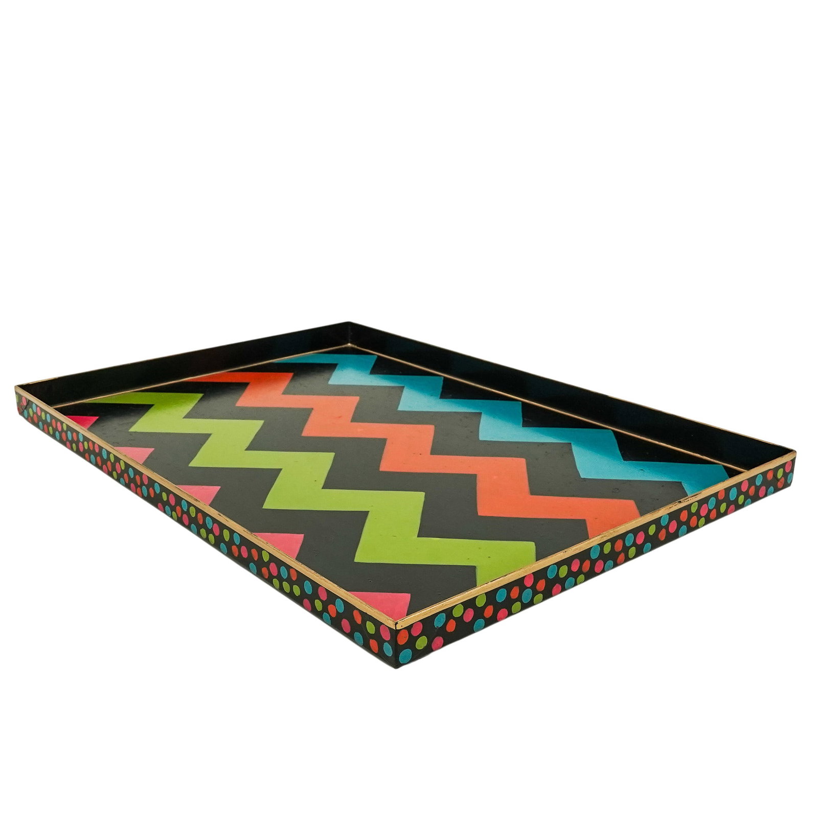 McKenzie Child "Trampoline" Metal Serving Tray (1 of 11)
