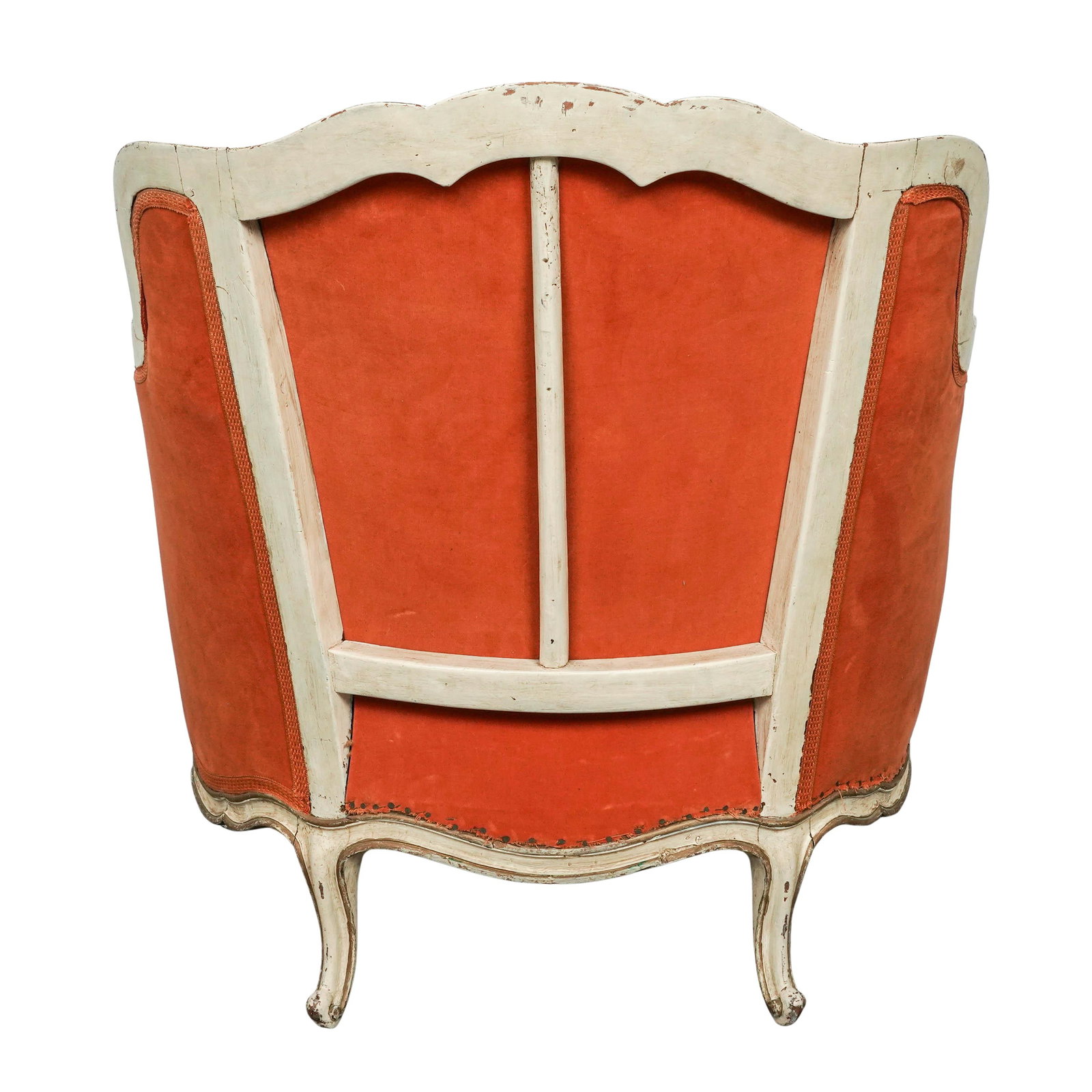 Pair 18th Cent. Wood Upholstered x Maison Jansen Chairs - 6