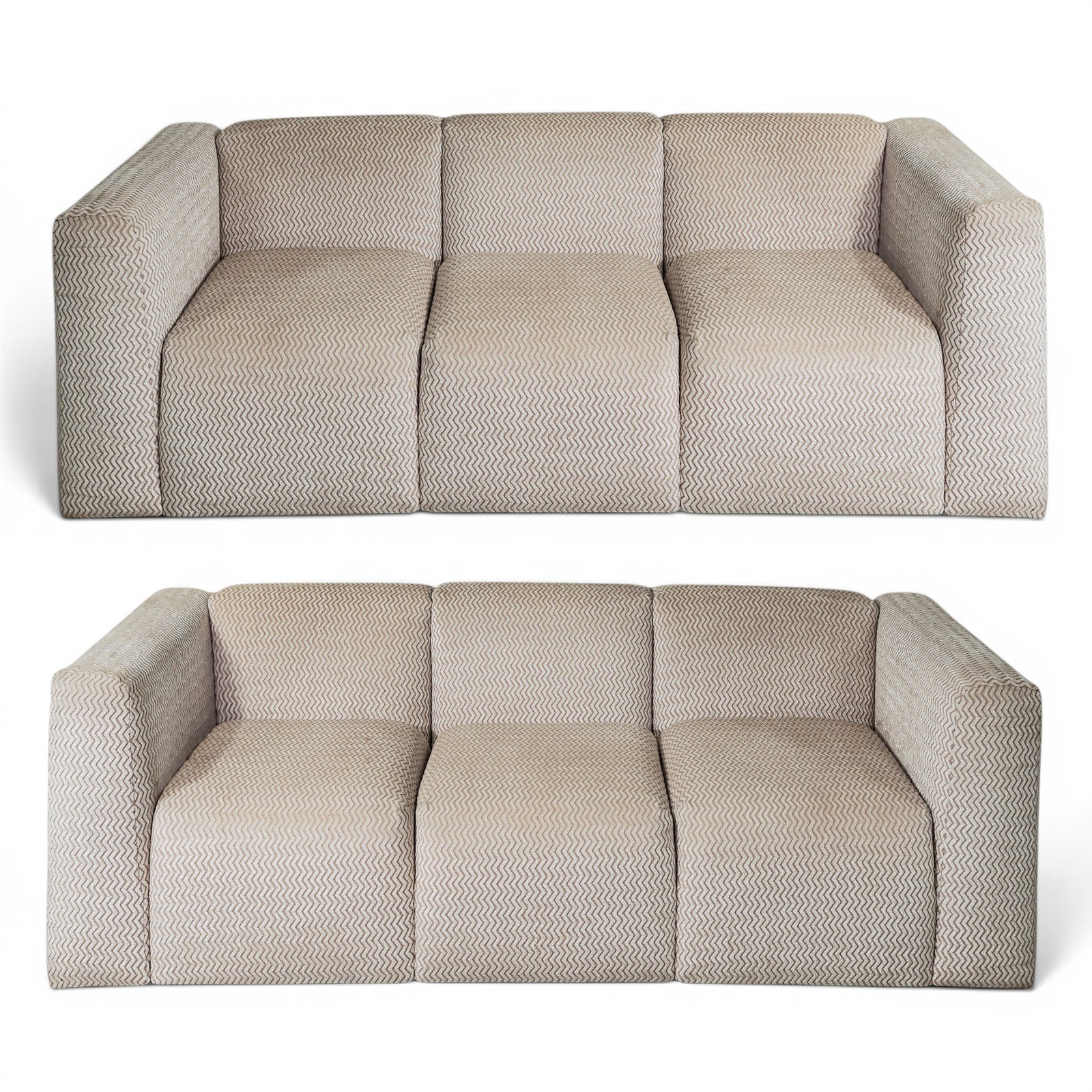 Pair of Post Modern Modular Sofas (1 of 9)