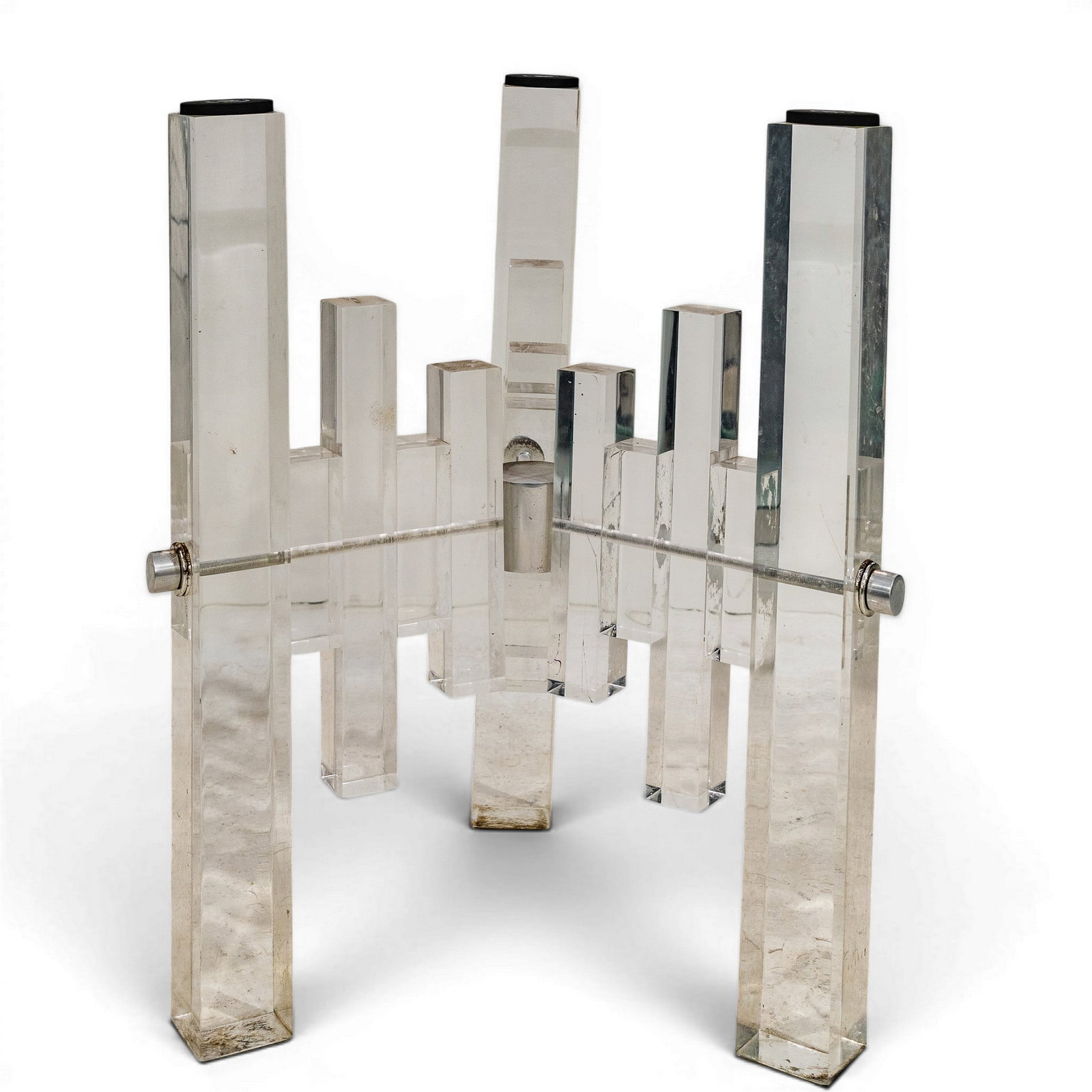 Lucite Sculptural Table Base (1 of 7)
