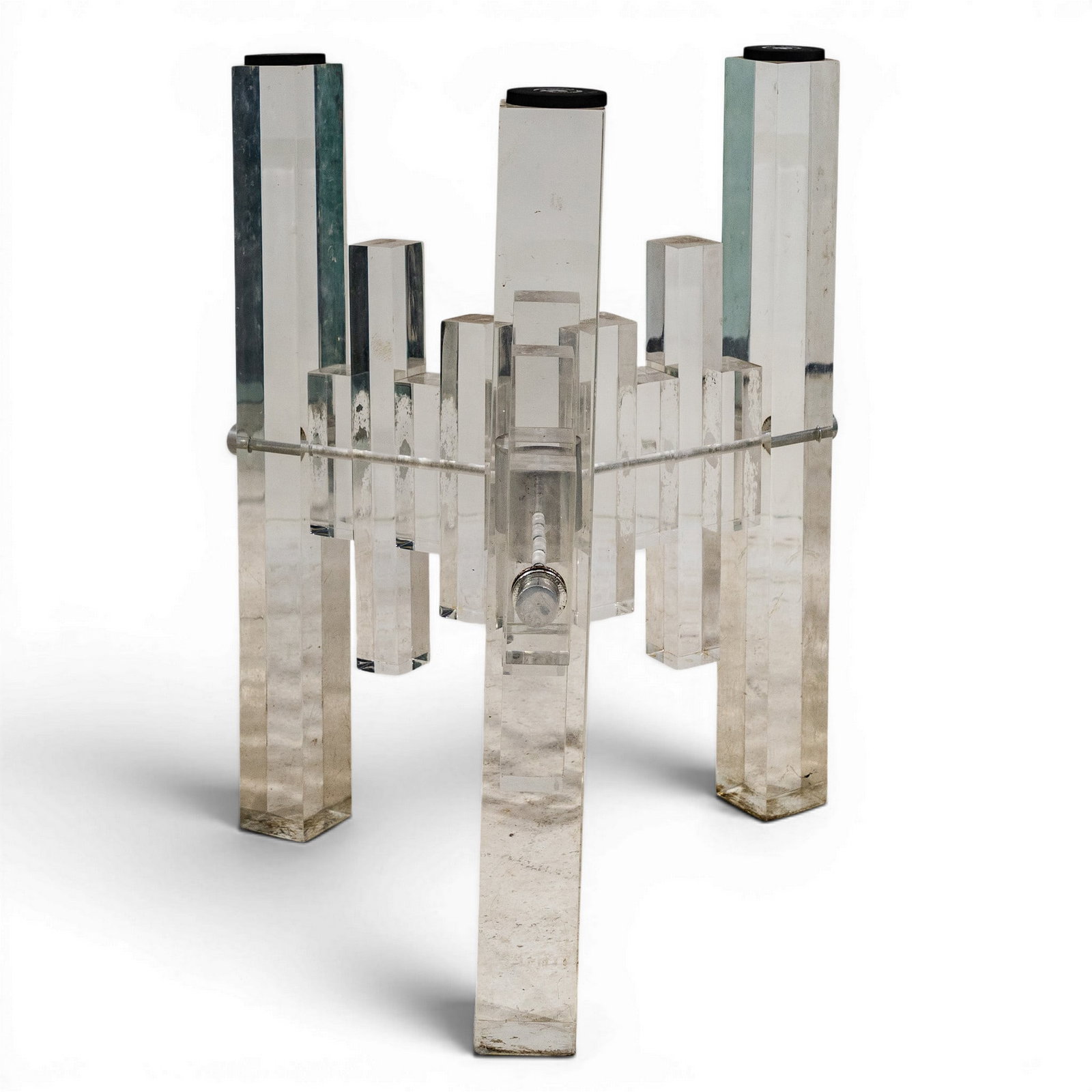 Lucite Sculptural Table Base - 2