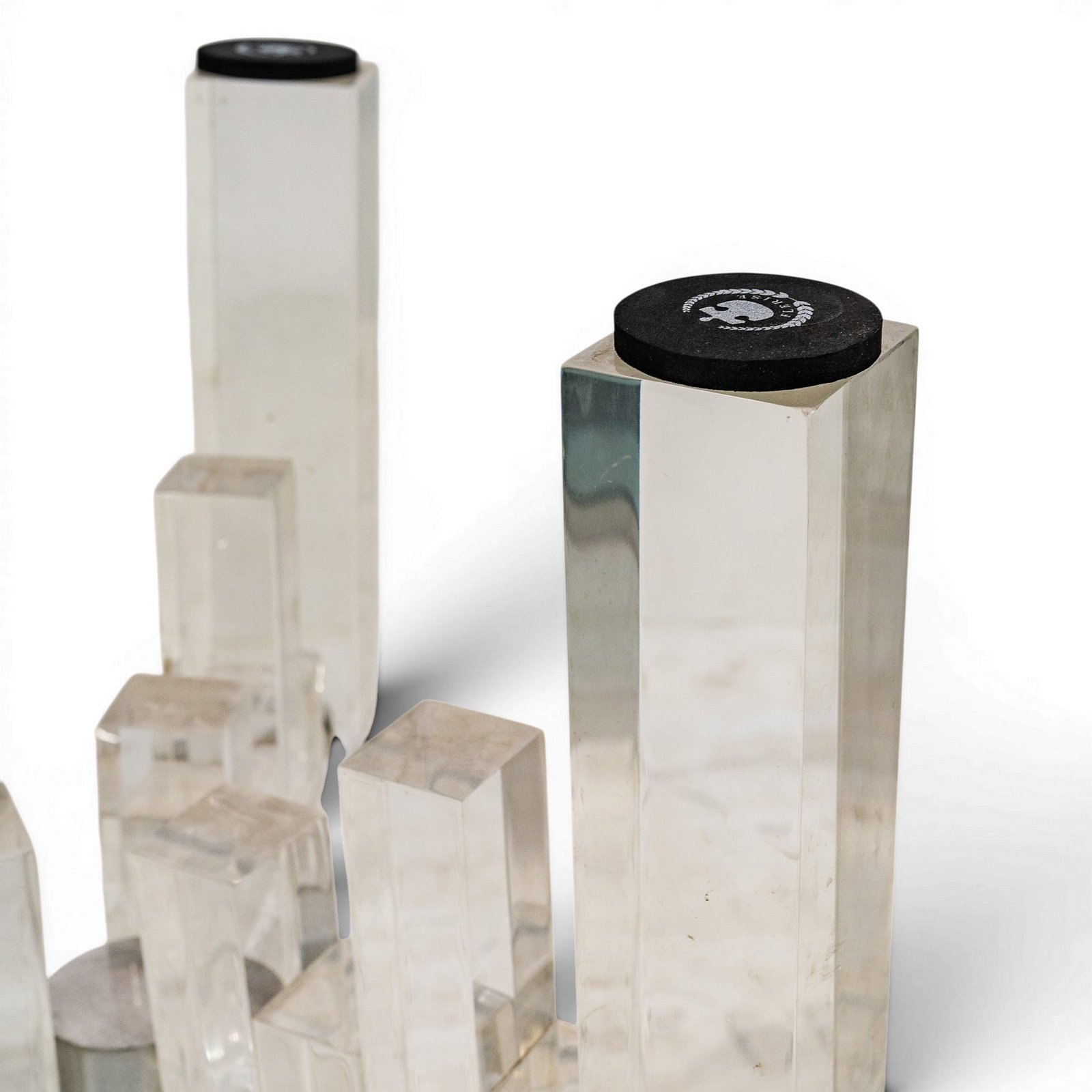 Lucite Sculptural Table Base - 4