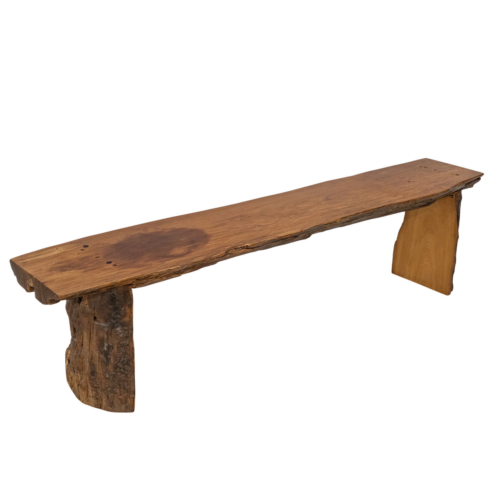 Live Edge Slab Bench - 2
