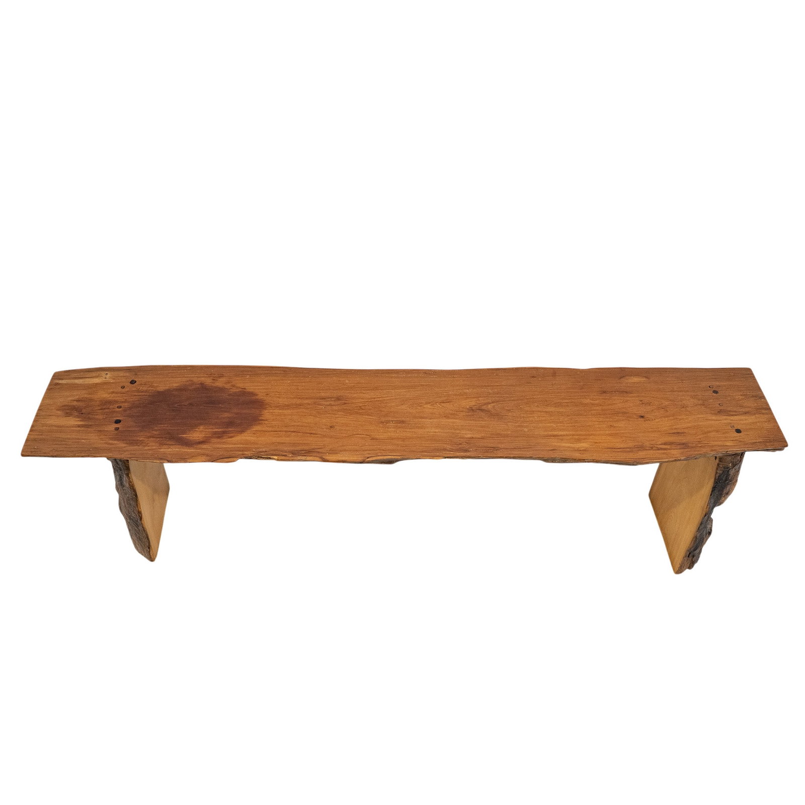 Live Edge Slab Bench - 3