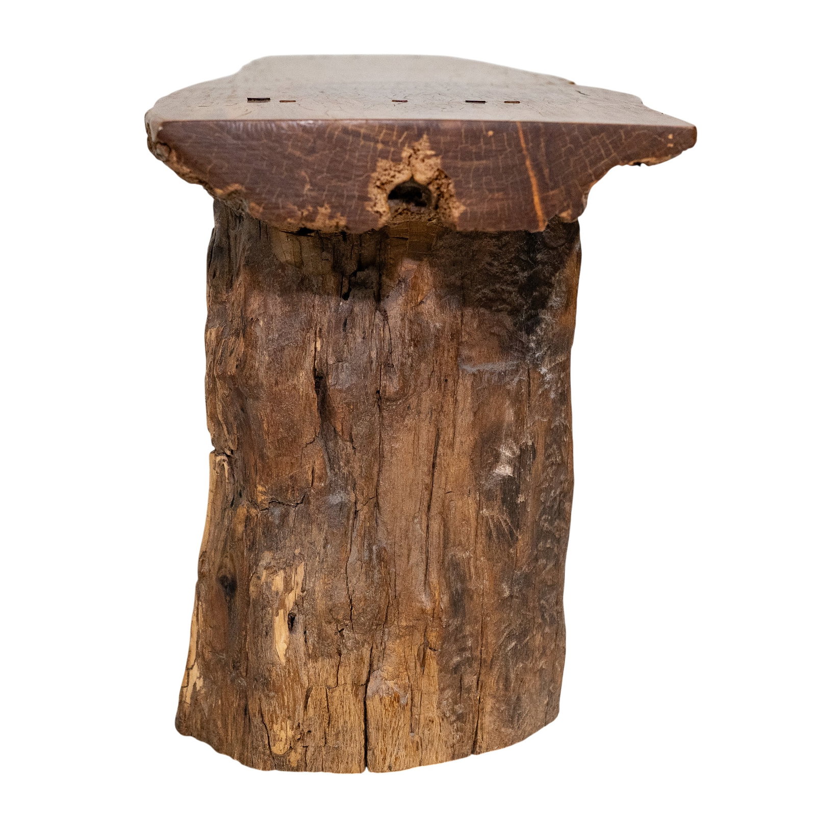 Live Edge Slab Bench - 5