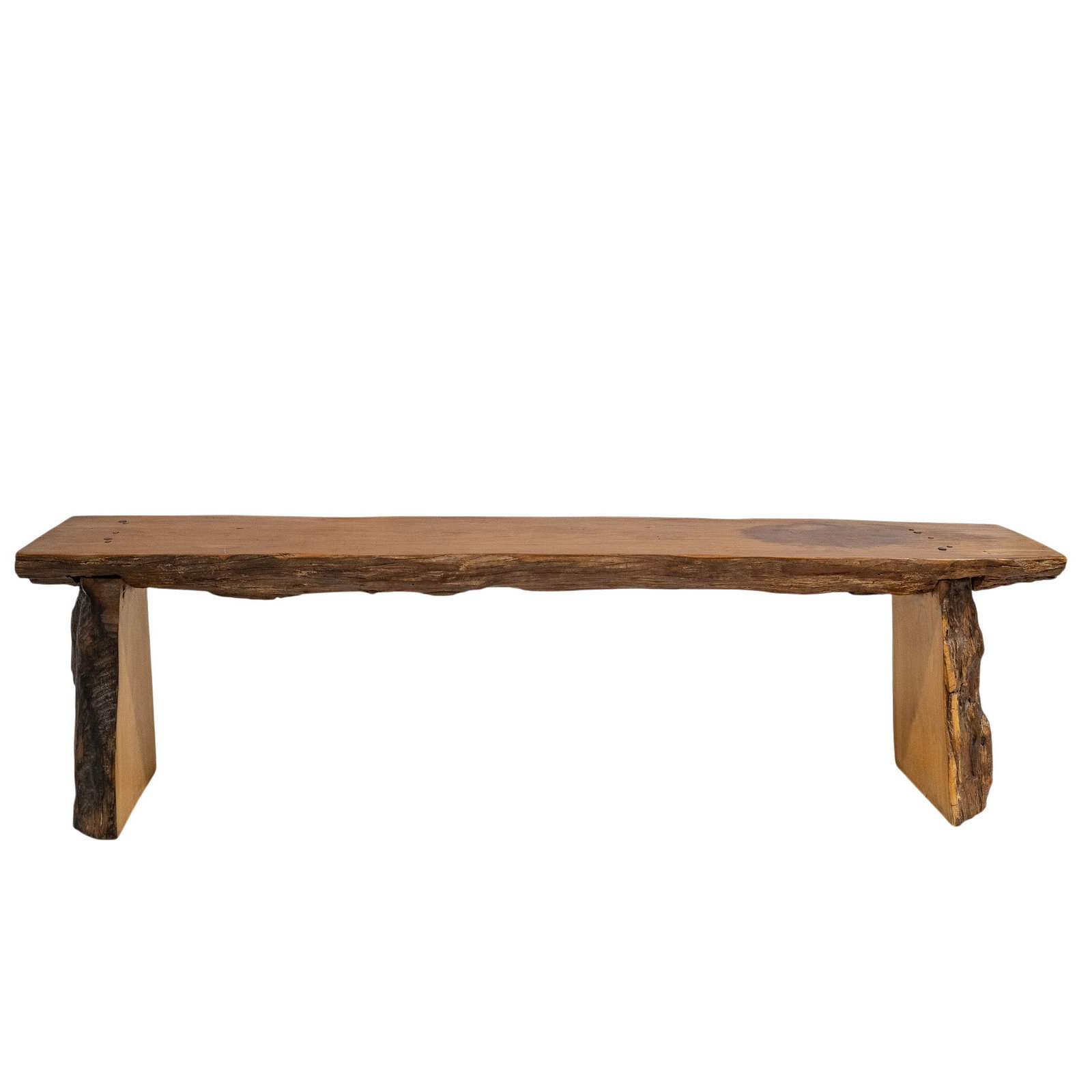 Live Edge Slab Bench - 7