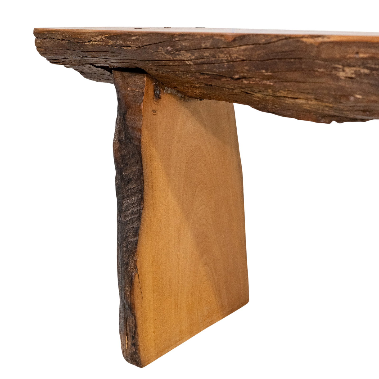 Live Edge Slab Bench - 8