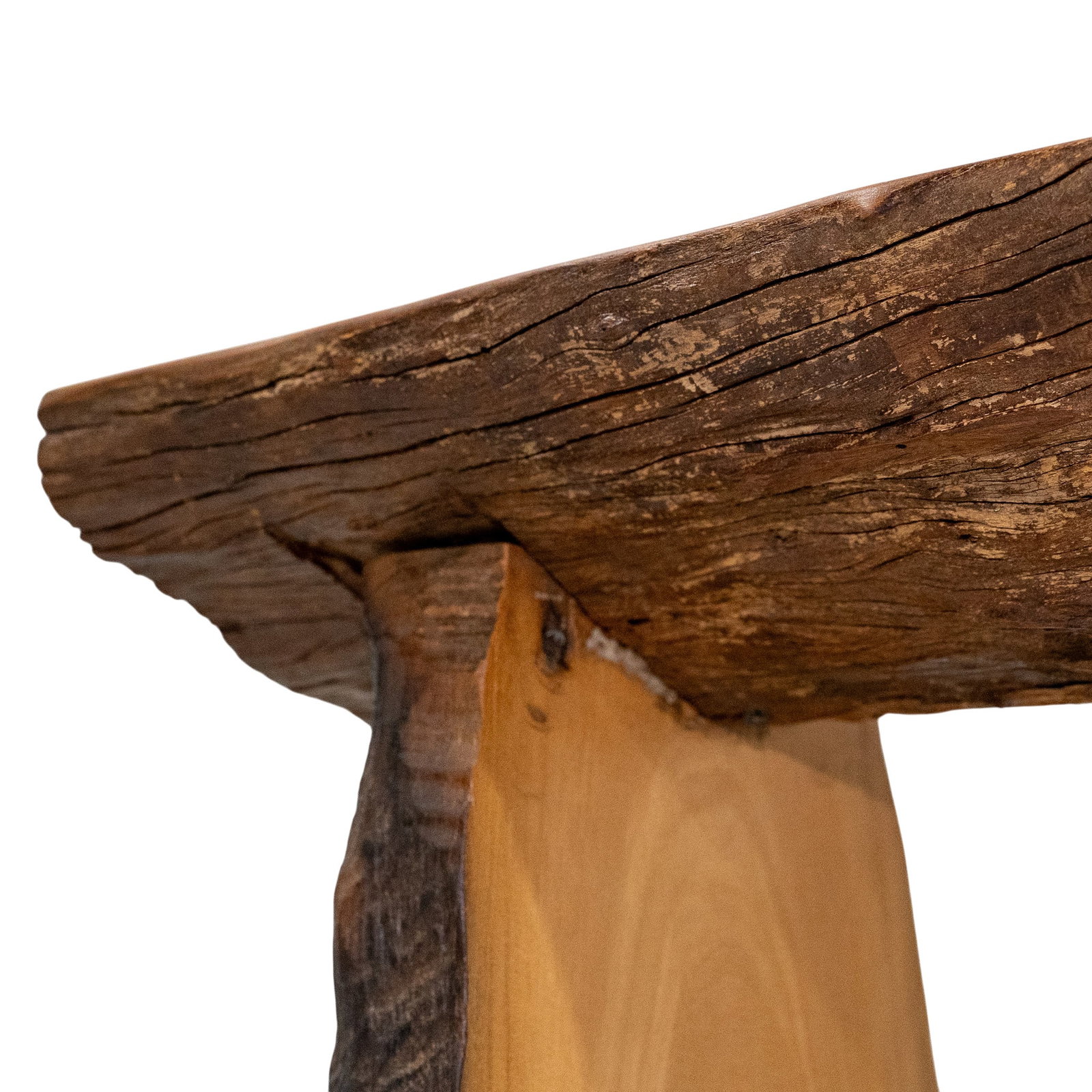 Live Edge Slab Bench - 9
