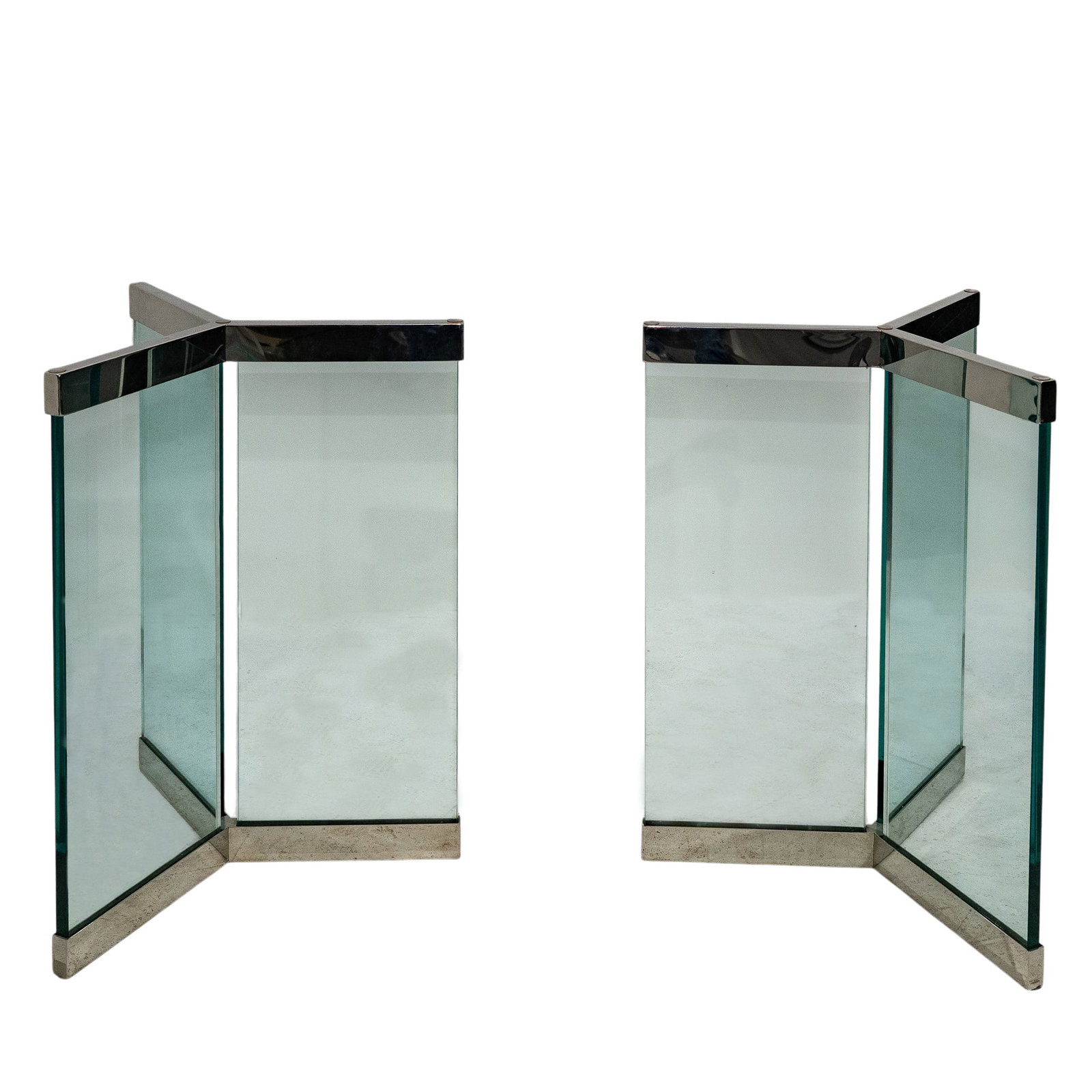 MCM Pace Collection Glass Dining Table - 4