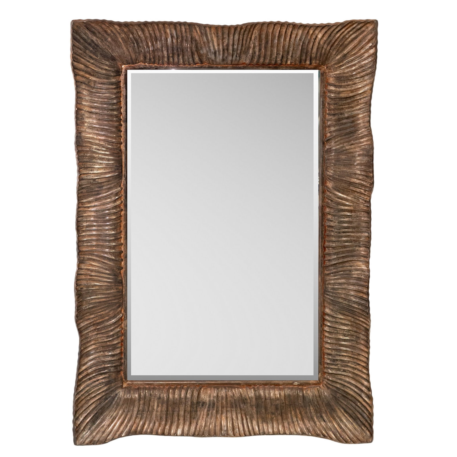 Italian Uttermost Emerson Gold Leaf Scalloped Mirror (1 of 5)