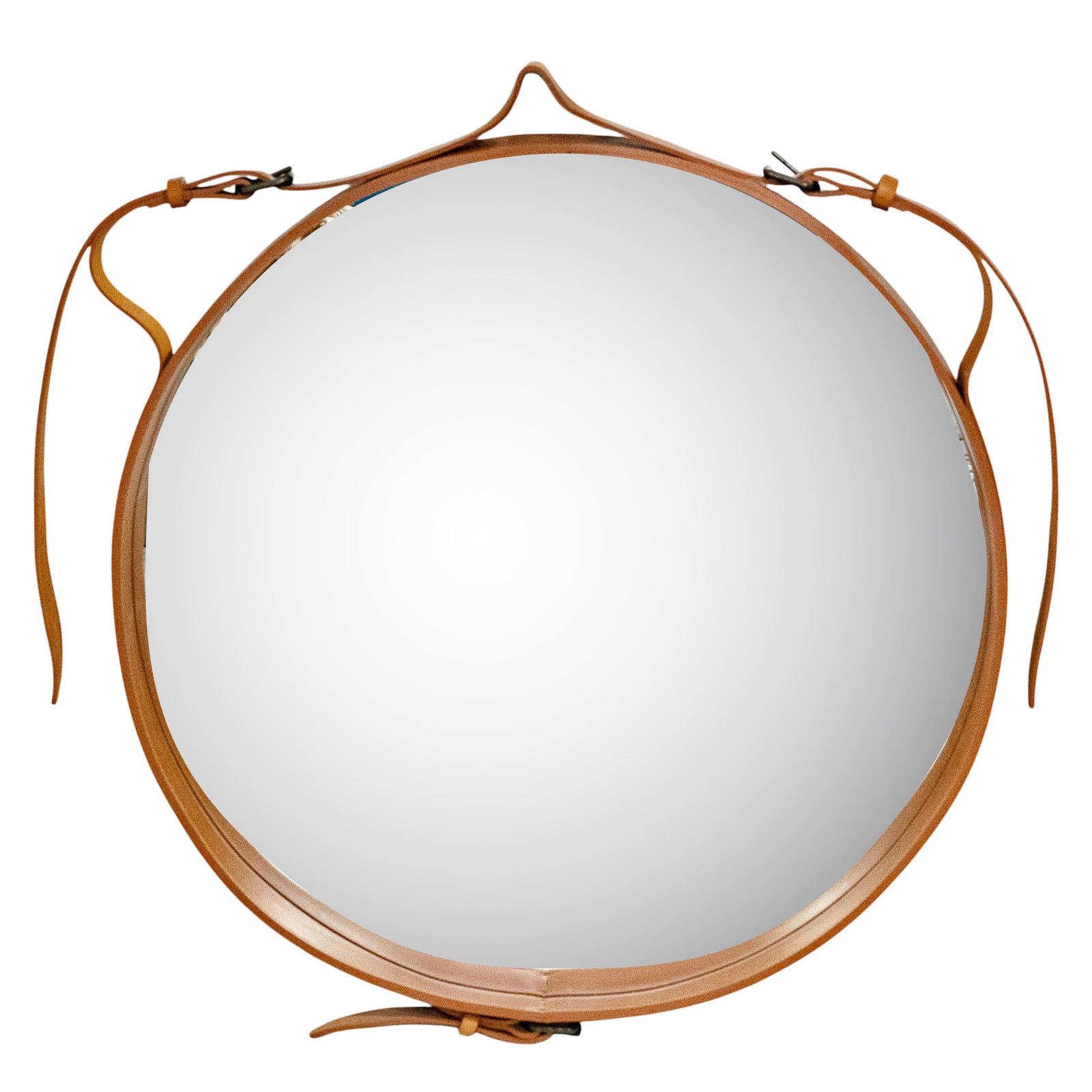 Vintage Jacques Adnet Medium Circulaire Mirror (1 of 4)