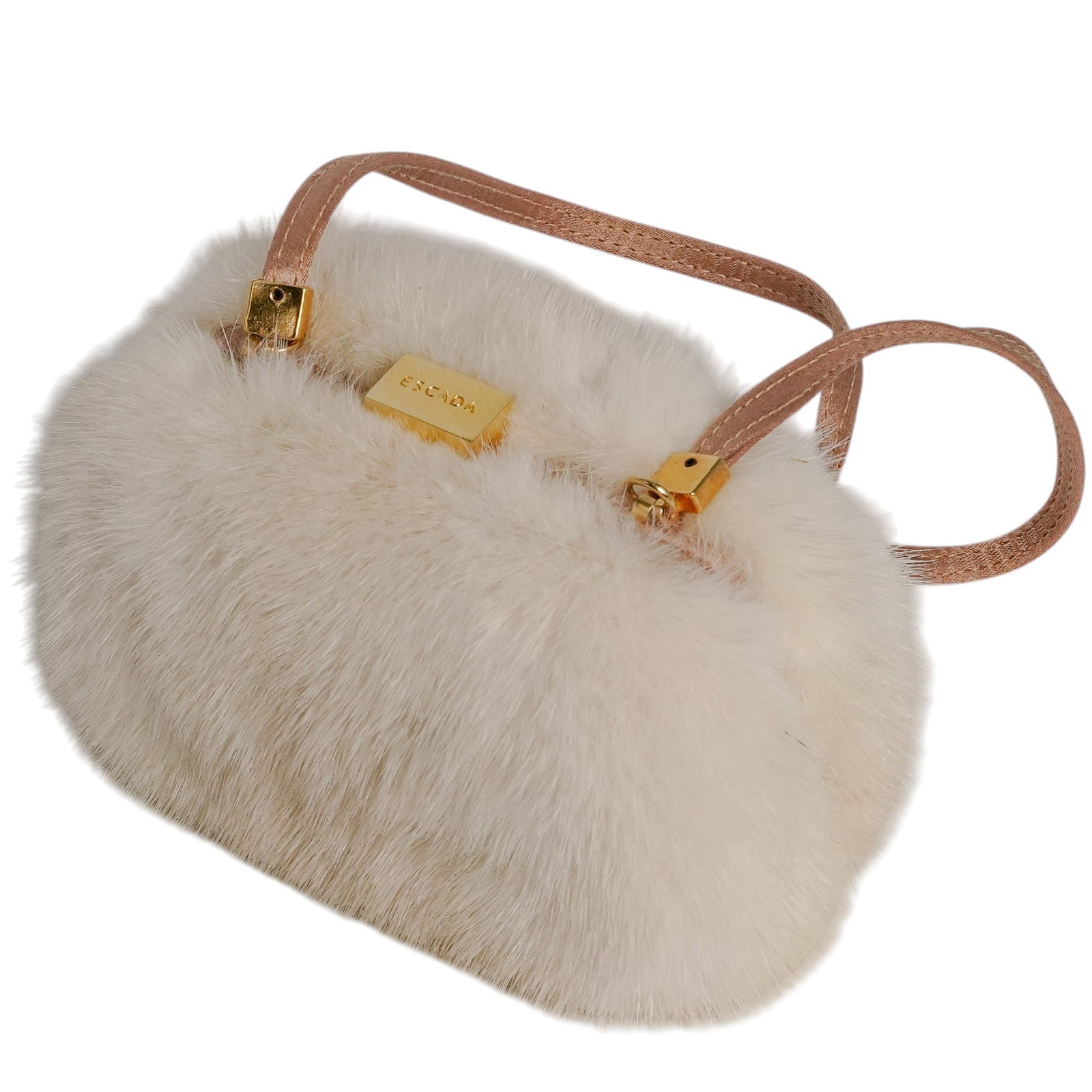 Mini Escada Exotics Mink Shoulder Bag - 3