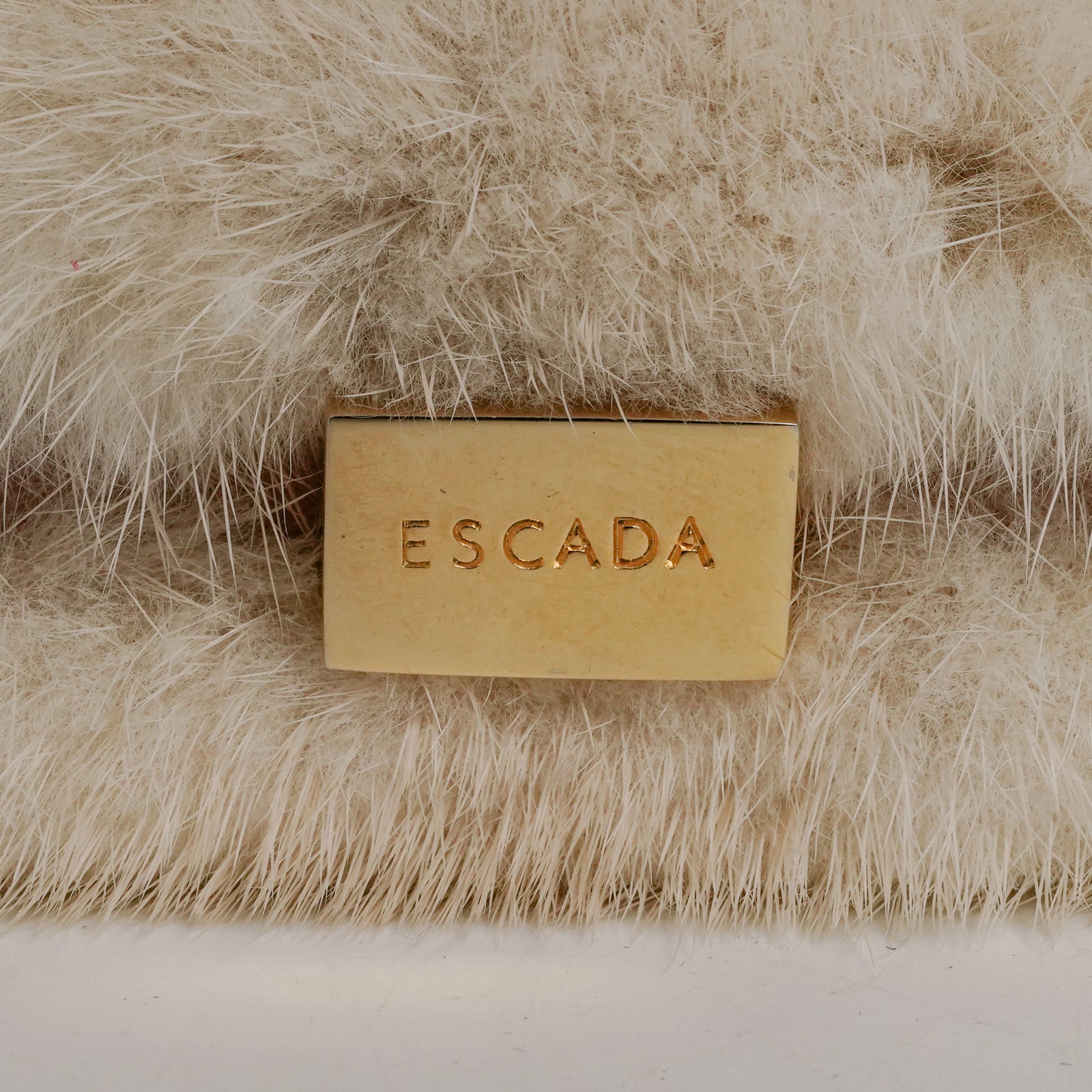 Mini Escada Exotics Mink Shoulder Bag - 5