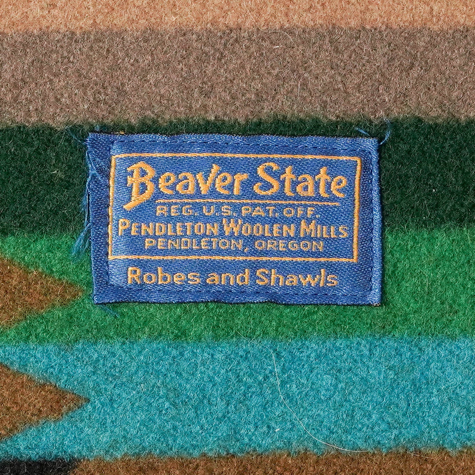 Pendleton Beaver State Cayuse Wool Blanket - 7