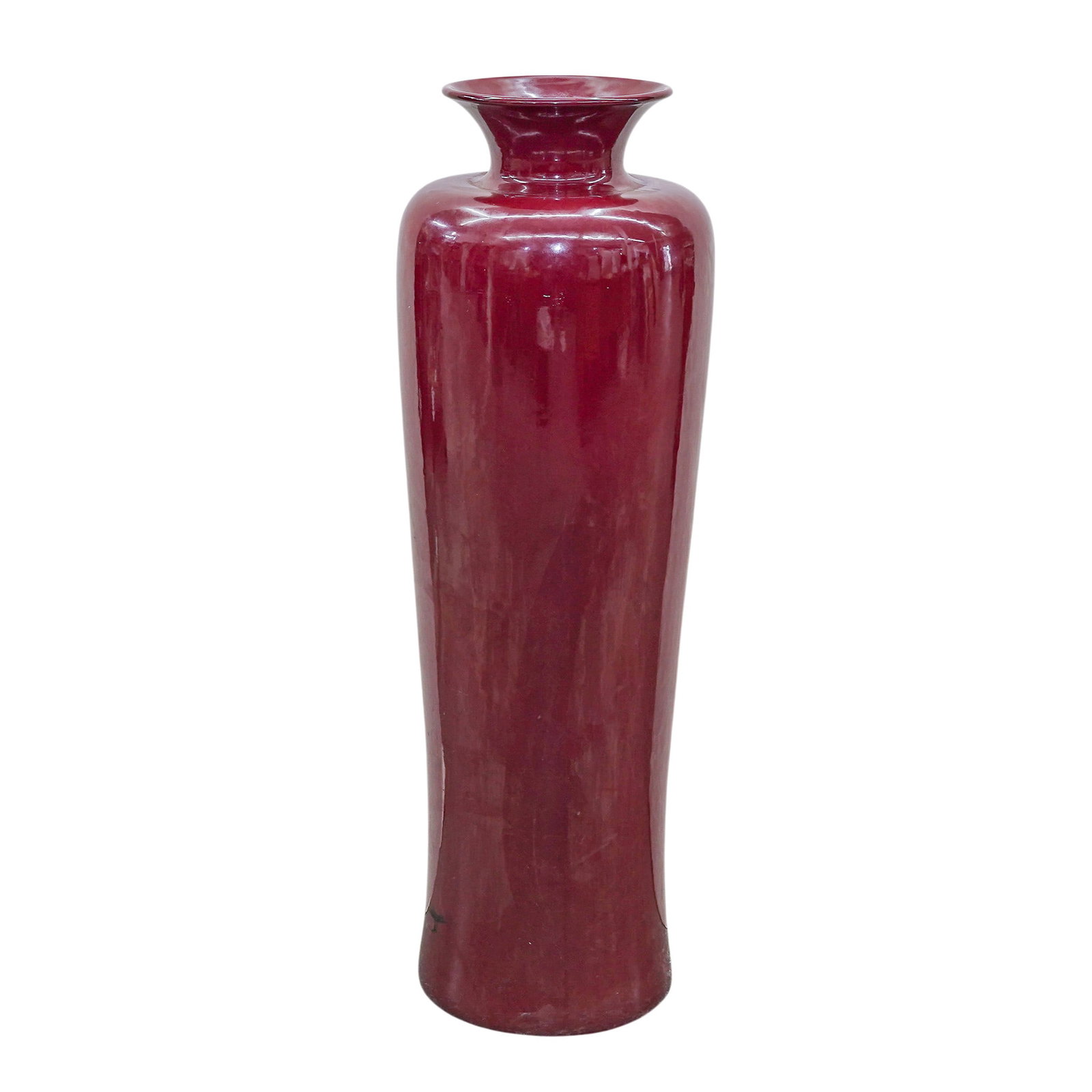 Chinese Sang de Boeuf Glazed Floor Vase (1 of 4)