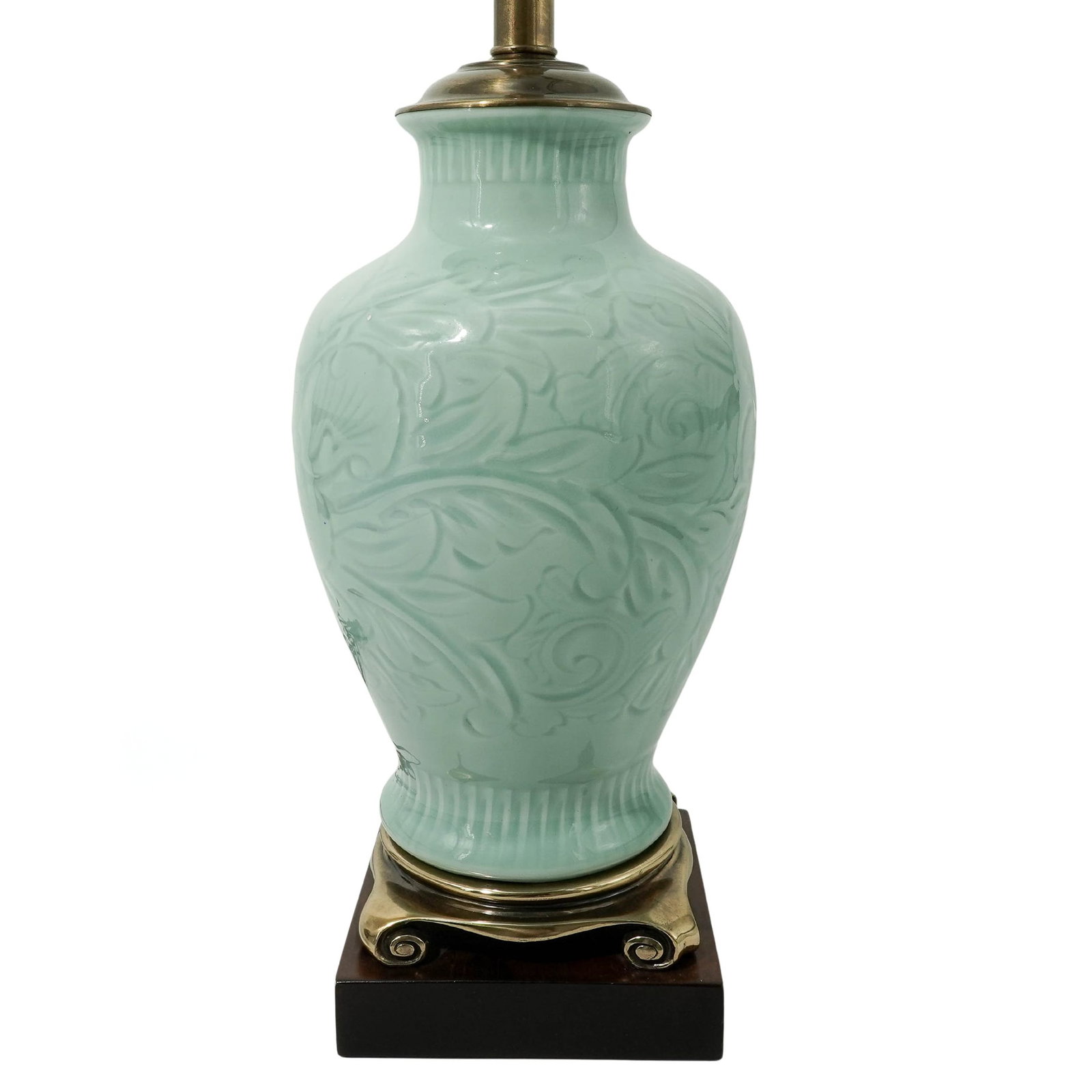 Frederick Cooper Chicago Celadon Ceramic Table Lamp (1 of 10)