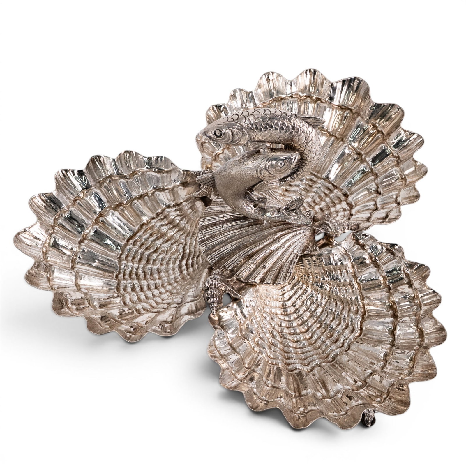 Franco Lapini Silver-Plated Seashell Dish - 3