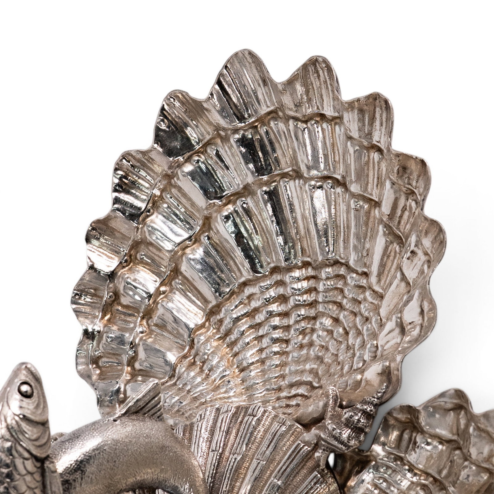 Franco Lapini Silver-Plated Seashell Dish - 4