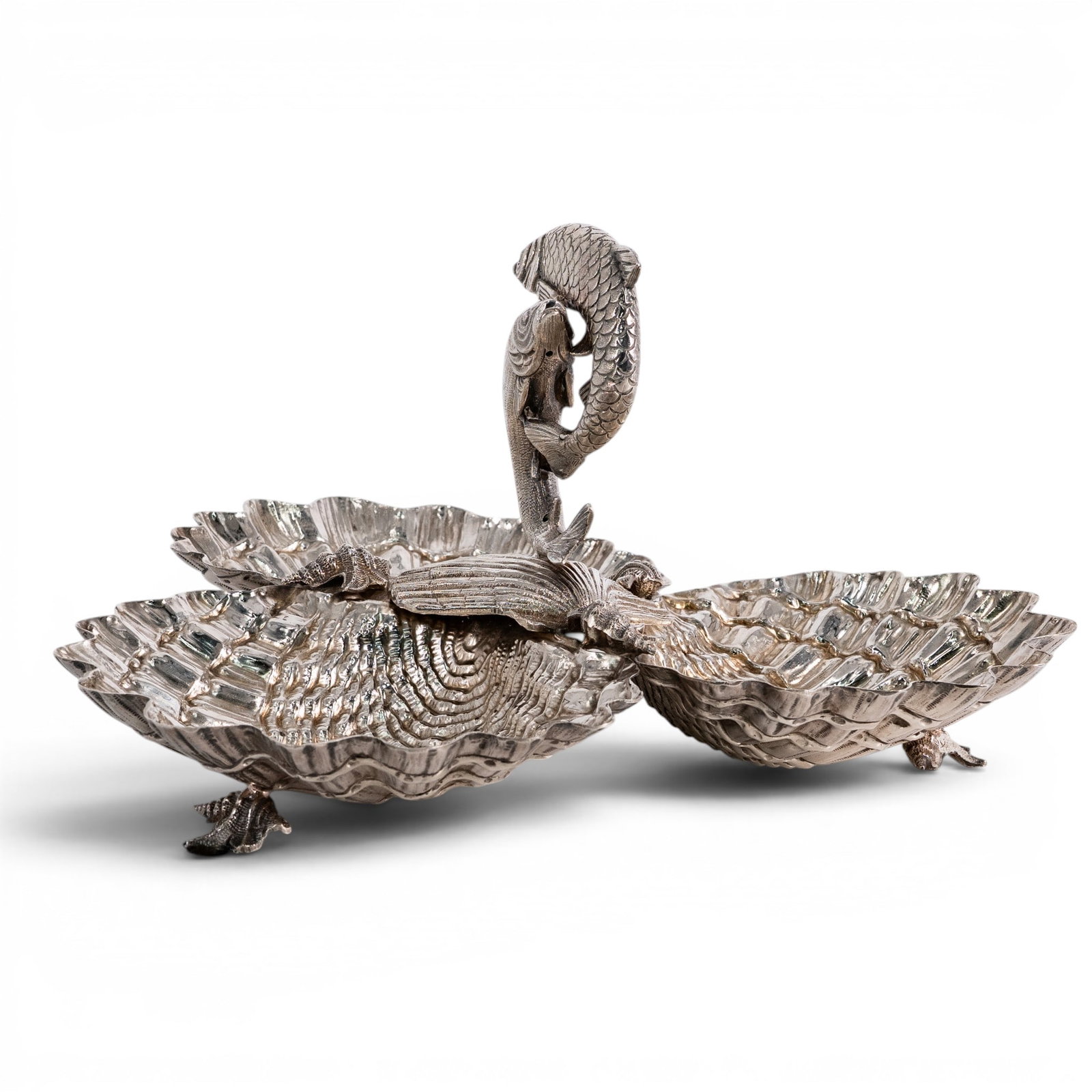 Franco Lapini Silver-Plated Seashell Dish - 6