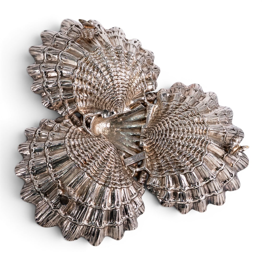 Franco Lapini Silver-Plated Seashell Dish - 7
