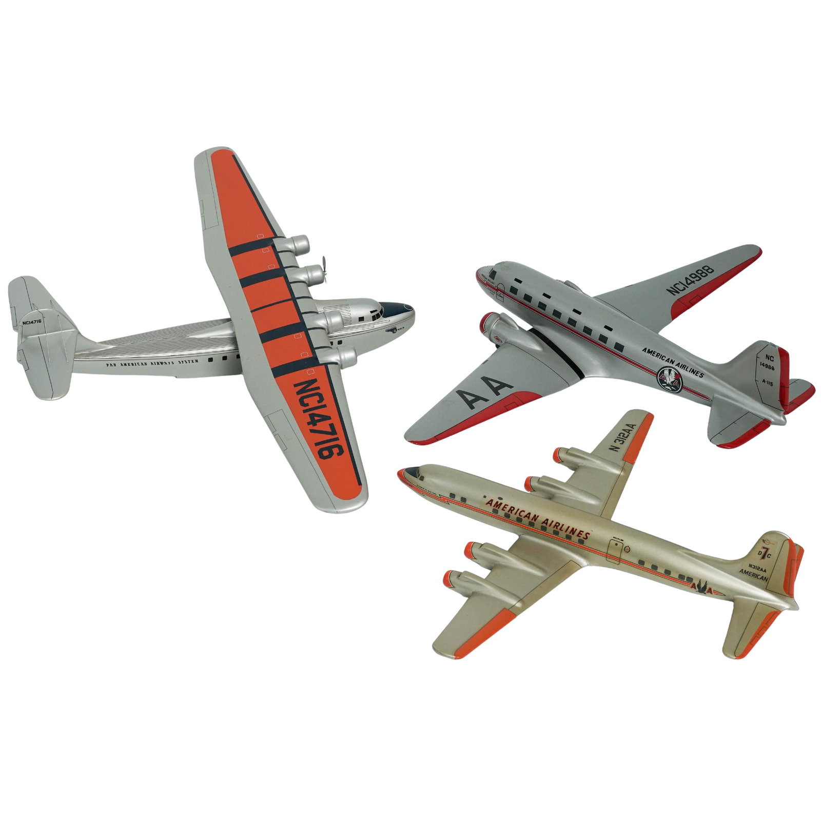 (3 pc) Collection American Airlines Model Airplanes (1 of 13)