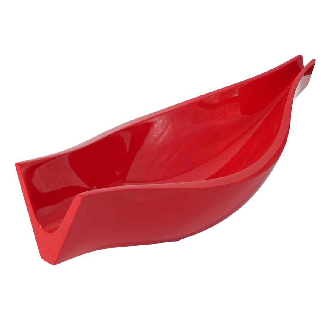 Vintage Oggetti Red Lacquerware Centerpiece (1 of 7)