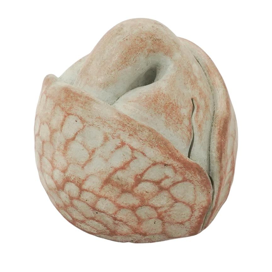 Jill Gibson (American, b.1942) "Sprout" Cement Sculpture: Jill Gibson (American, b.1942) "Sprout" Cement Sculpture 1999. American This is a serene "Sprout" cement sculpture by contemporary artist Jill Gibson. Hand-cast in smooth, architectural cement, the mi