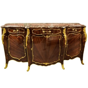 Paul Sormani (Italian, 1817-1866) Ormolu Bronze & Mahogany Commode