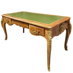 19th Cent. French Louis XV Style Bronze Desk