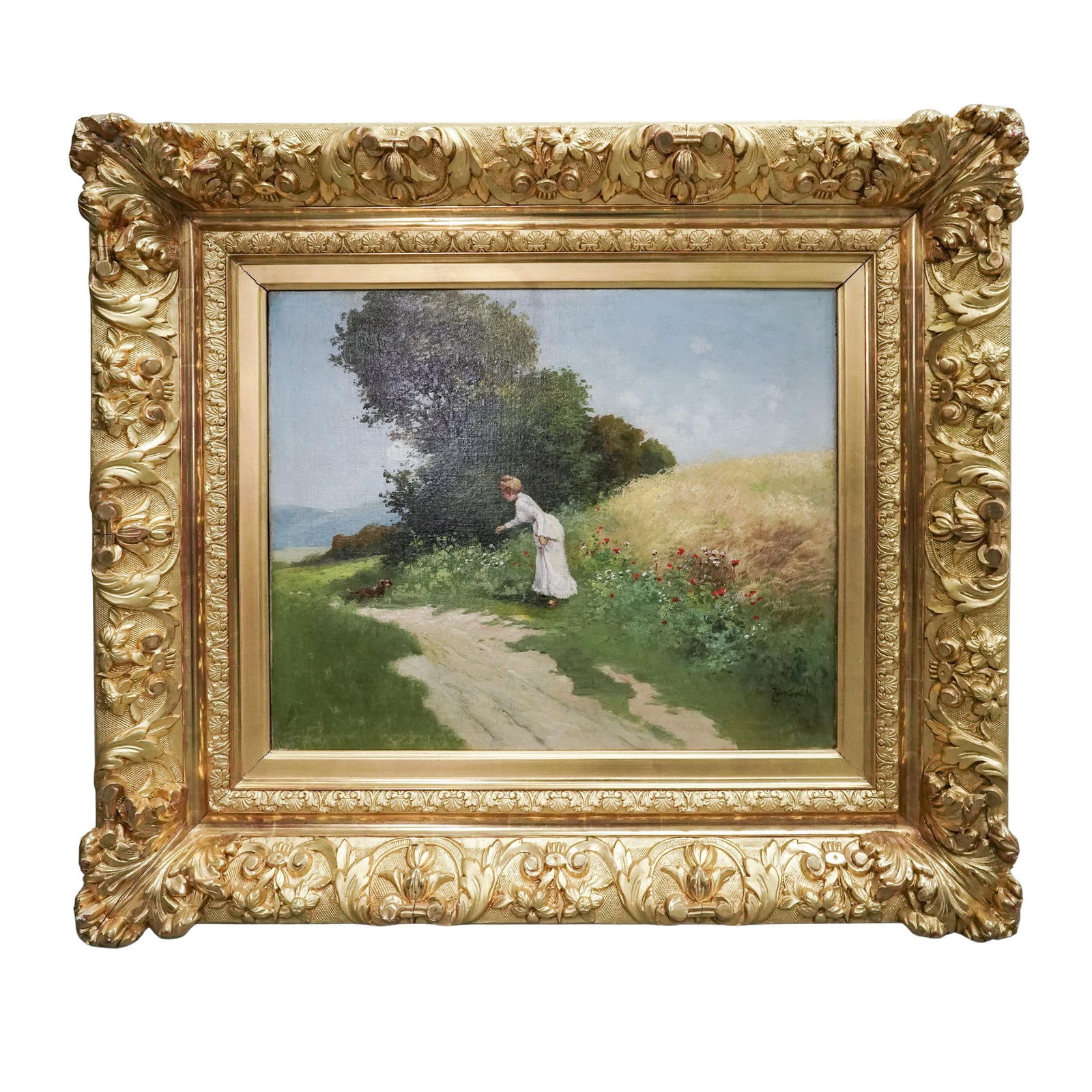 Gyula Zorkoczy (Hungarian,1873 - 1932) Oil On Canvas Landscape Painting (1 of 4)