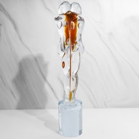 Francesco Ragazzi (Italian, b. 1965) Murano Glass Sculpture "Omanti" w/ COA