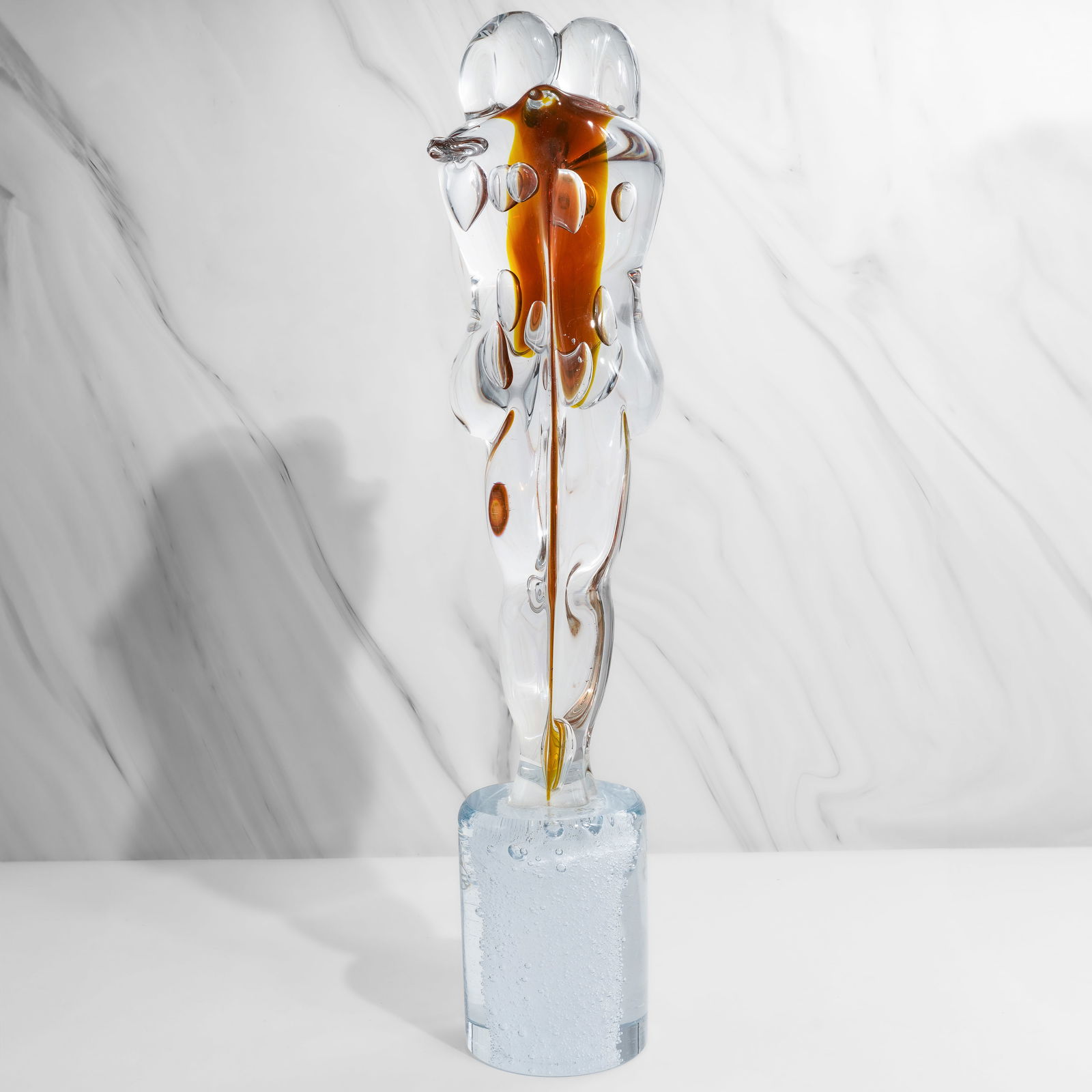 Francesco Ragazzi (Italian, b. 1965) Murano Glass Sculpture "Omanti" w/ COA (1 of 10)