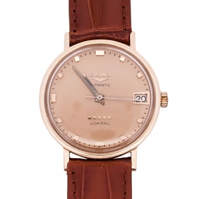 1960's Longines "Admiral" 18k Gold Automatic Watch