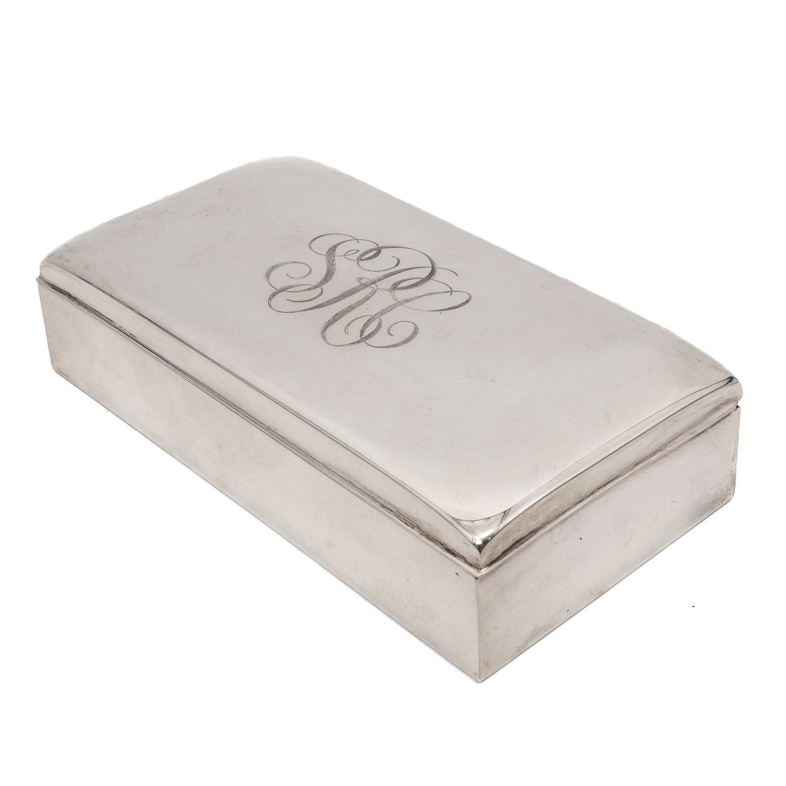 Vintage Poole Sterling Silver Cigarette Box (1 of 9)