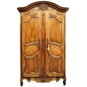 Monumental 18th Cent. French Louis XV Armoire