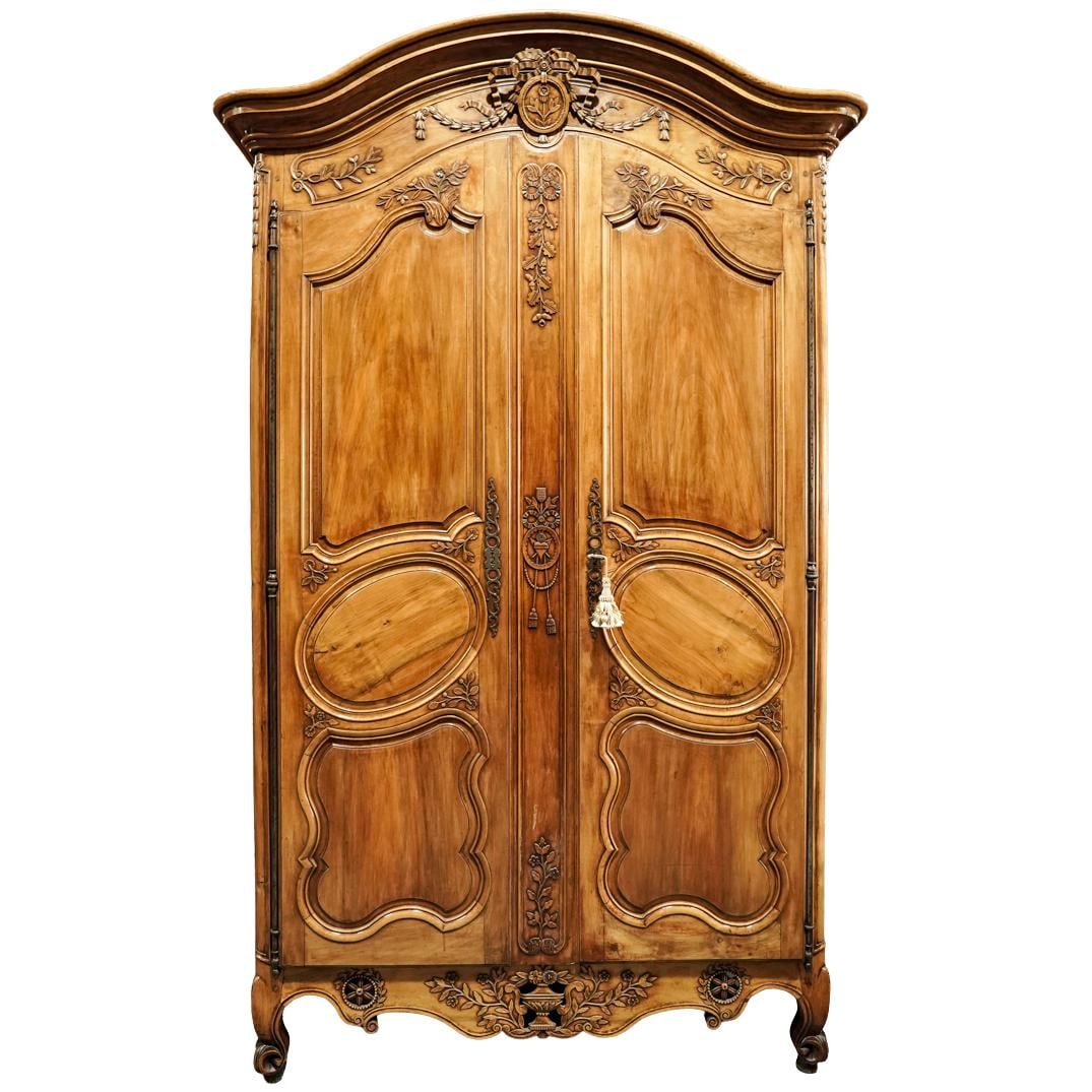 Monumental 18th Cent. French Louis XV Armoire (1 of 18)