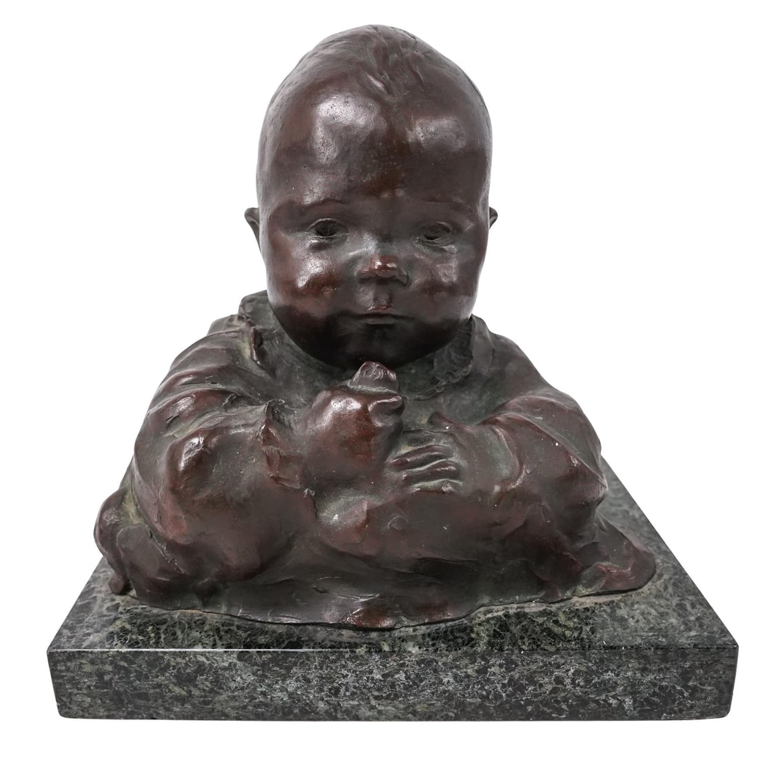 William Dryden Paddock (American. 1872-1961) Bronze Baby Sculpture (1 of 6)