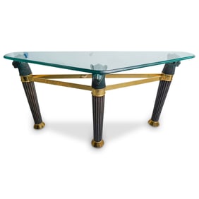 Hollywood Regency Panther Console Table