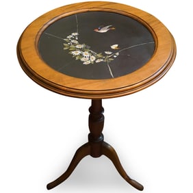 Antique Pietra Dura Wooden Table