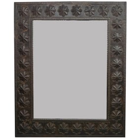 Monumental Mixed Metal Floor Mirror