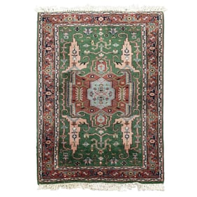 Middle Eastern Serapi Runner Wool Rug