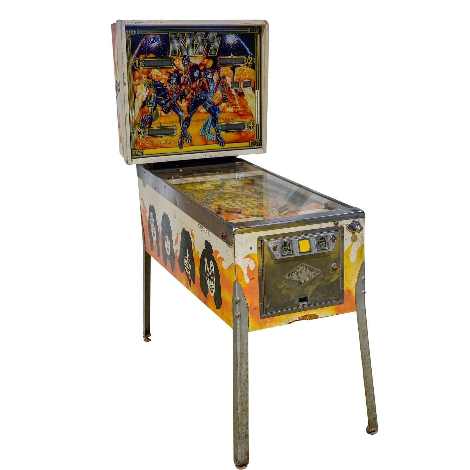 Vintage Bally Kiss American Rock Pinball Machine (1 of 17)