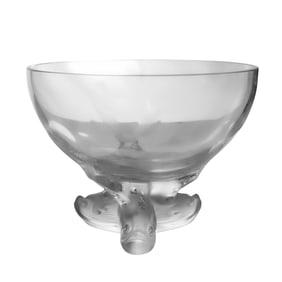 Lalique Crystal "Igor" Centerpiece Bowl