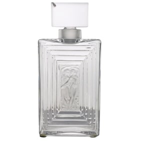 Lalique "Duncan No. 3" Crystal Perfume Bottle