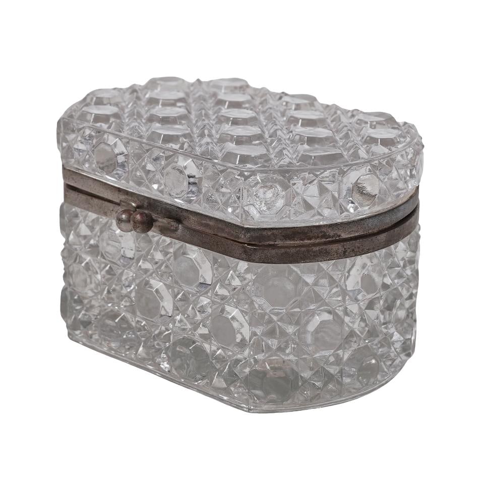 Antique Brockway Pressed Glass Box (1 of 8)