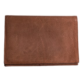 Ermenegildo Zegna Deerskin Leather Travel Portfolio