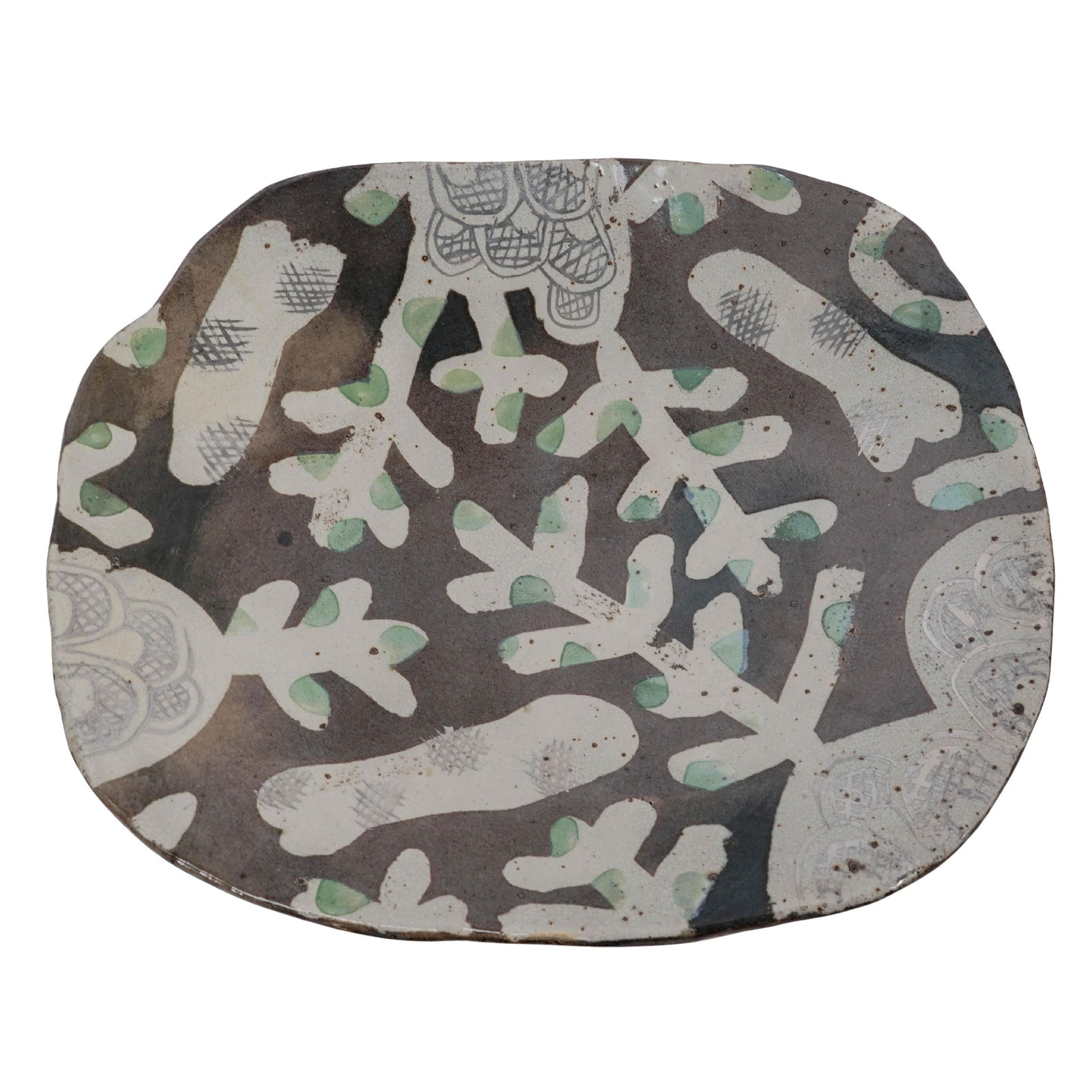 Matt Kelleher (American, 20th century) Studio Pottery Centerpiece Bowl (1 of 6)