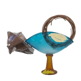 Tom Farbanish (American, b. 1963) Martini Art Glass Sculpture