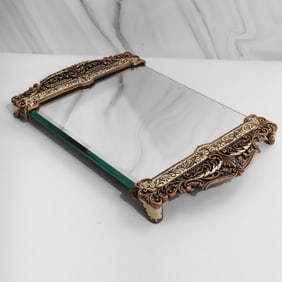 Edgar Berebi Jewled Mirrored Tray